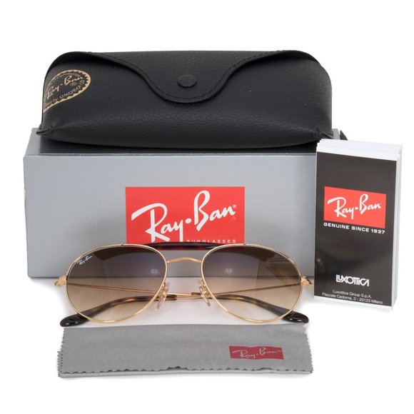 Ray-Ban Brown Aviator Sunglasses main image 4